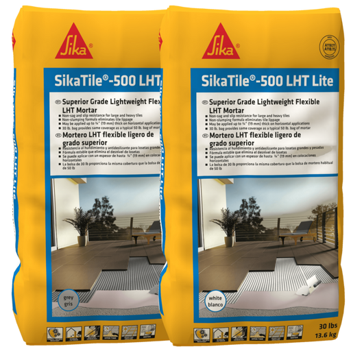 SikaTile®-500 LHT Lite Modified Tile Mortar (30lb bags) - Tile ProSource