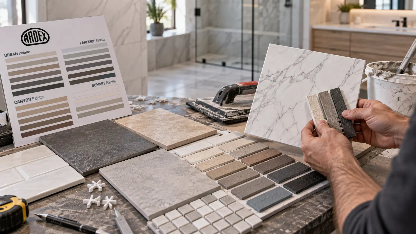 ARDEX grout colors