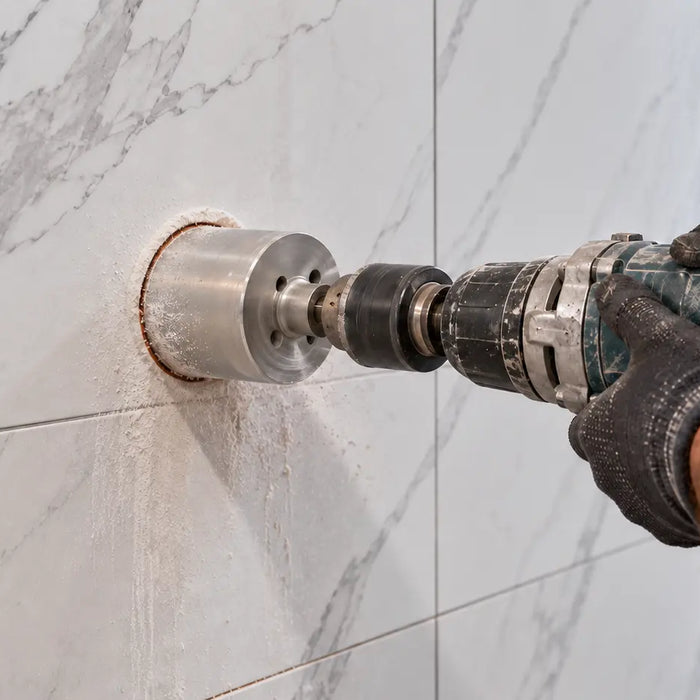 Drill Large Holes in Porcelain Tile