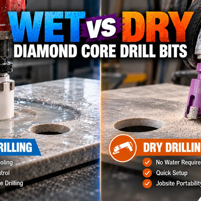 Wet vs Dry Diamond Core Drill Bits: Which Should You Use?