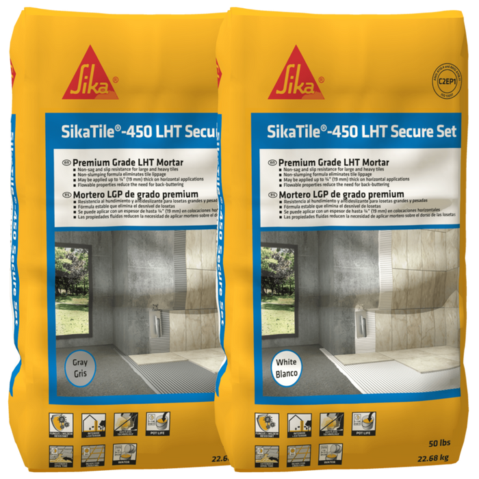 SikaTile®-450 LHT Secure Set Modified Tile Mortar (50lb bags) - Tile ProSource