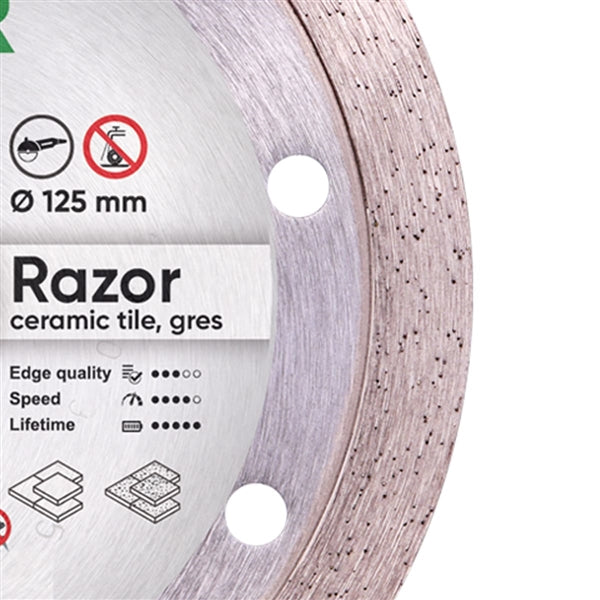 DiStar Razor 5" Continuous Rim Diamond Blade