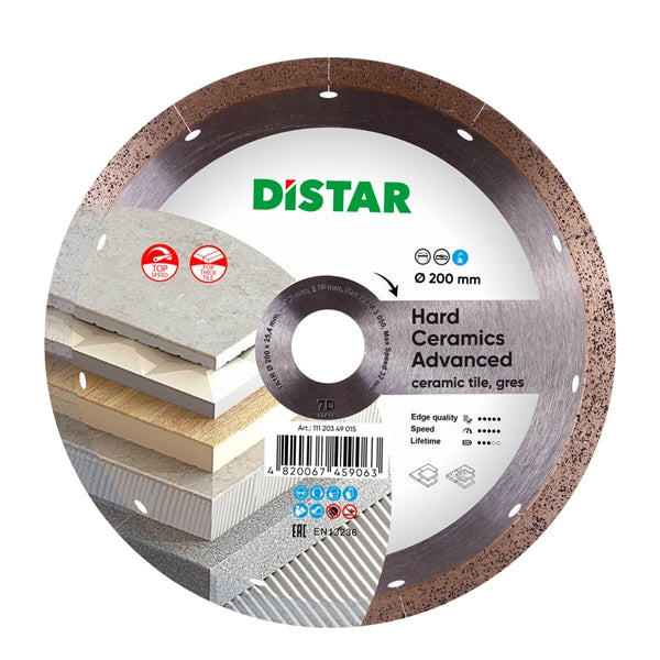 DiStar Hard Ceramics Advanced Diamond Blade