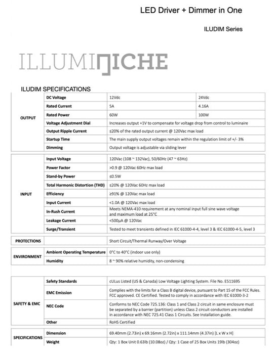 Illuminiche Dimmer/Driver Switch