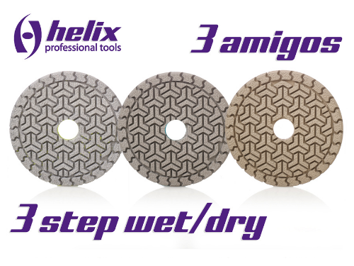 Helix Amigo 4 Step Polishing Pads - Tile ProSource