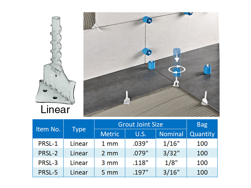 Pro Line Profile System Progress Profiles Proleveling System | Tile Leveling Bases