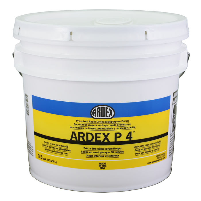 Ardex P4 Pre-Mixed, Rapid Drying, Multipurpose Primer (1 gal)