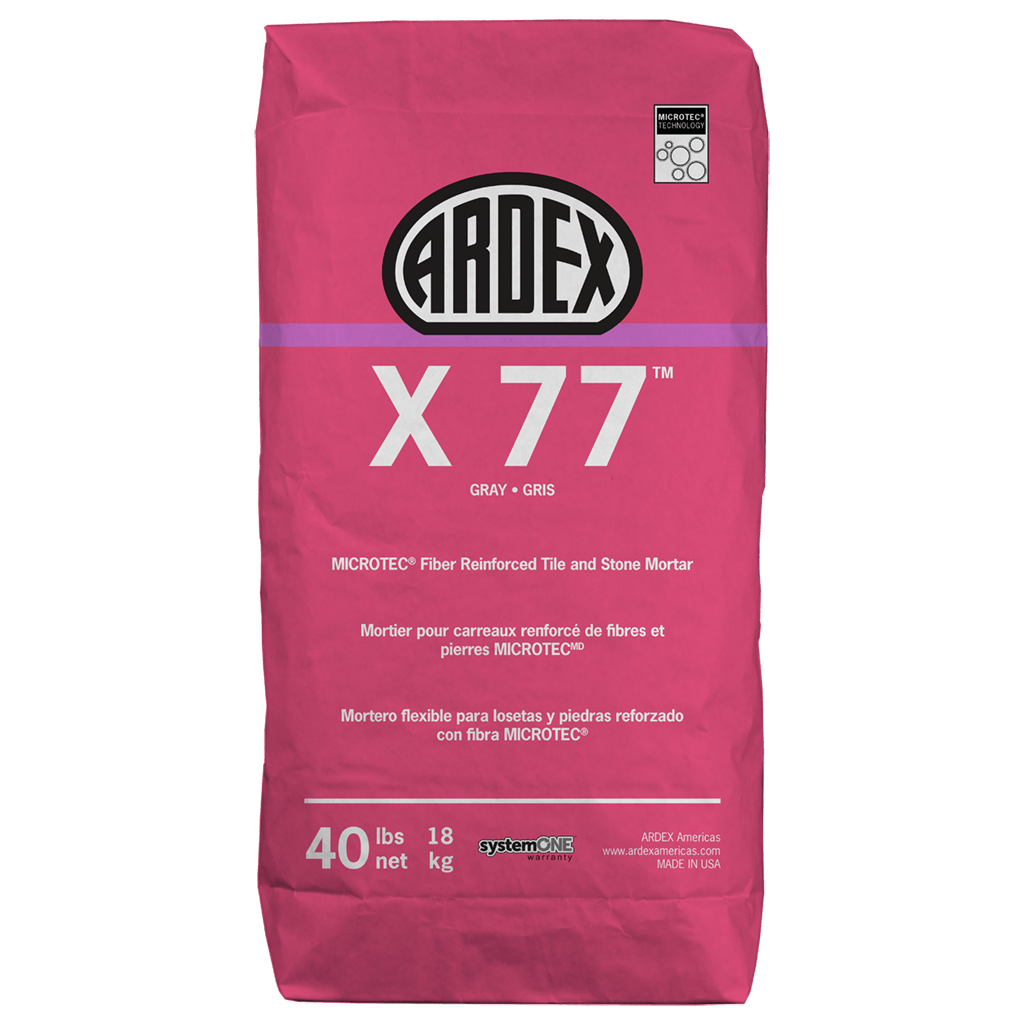 Ardex X77 Microtec Fiber Reinforced Tile and Stone Mortar
