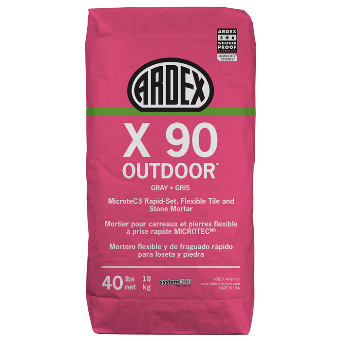 Ardex X90 Outdoor Rapid-Set Flexible Tile & Stone Mortar