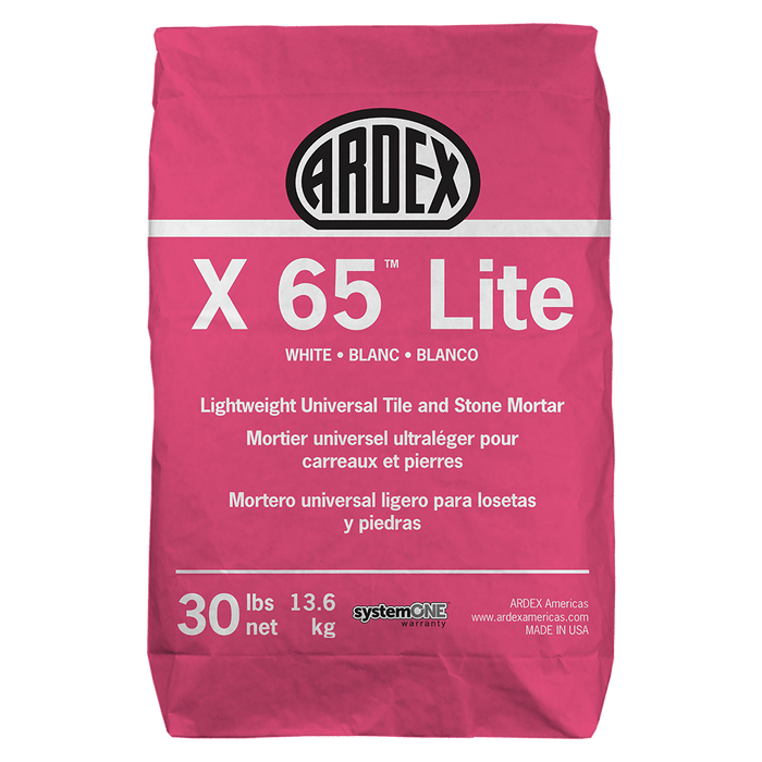 Ardex X65 Lite Lightweight Universal Tile & Stone Mortar (White)