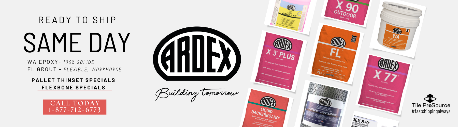 Ardex product banner