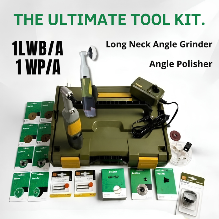 Proxxon-DiStar Cut & Polish Essentials Kit (LWB/A + WP/A)