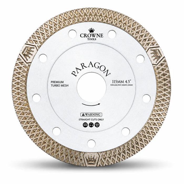 Crowne Paragon 4.5" Turbo Mesh Diamond Grinder Blade