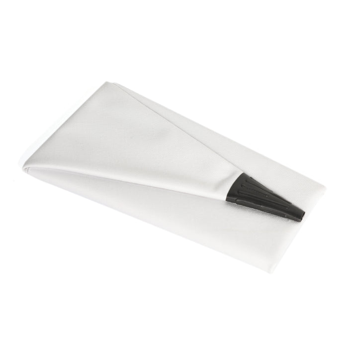 BIHUI Grout Bag with Plastic Tip folded flat with the black plastic tip visible