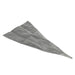 BIHUI Grout Bag with Steel Tip — 21" gray woven cone-style grout bag laid flat