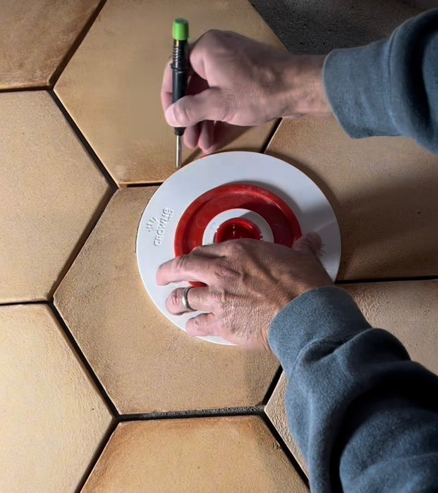Crowne Tools Tile BullsEye™ - Multi-Size Tile Drilling Template & Guide