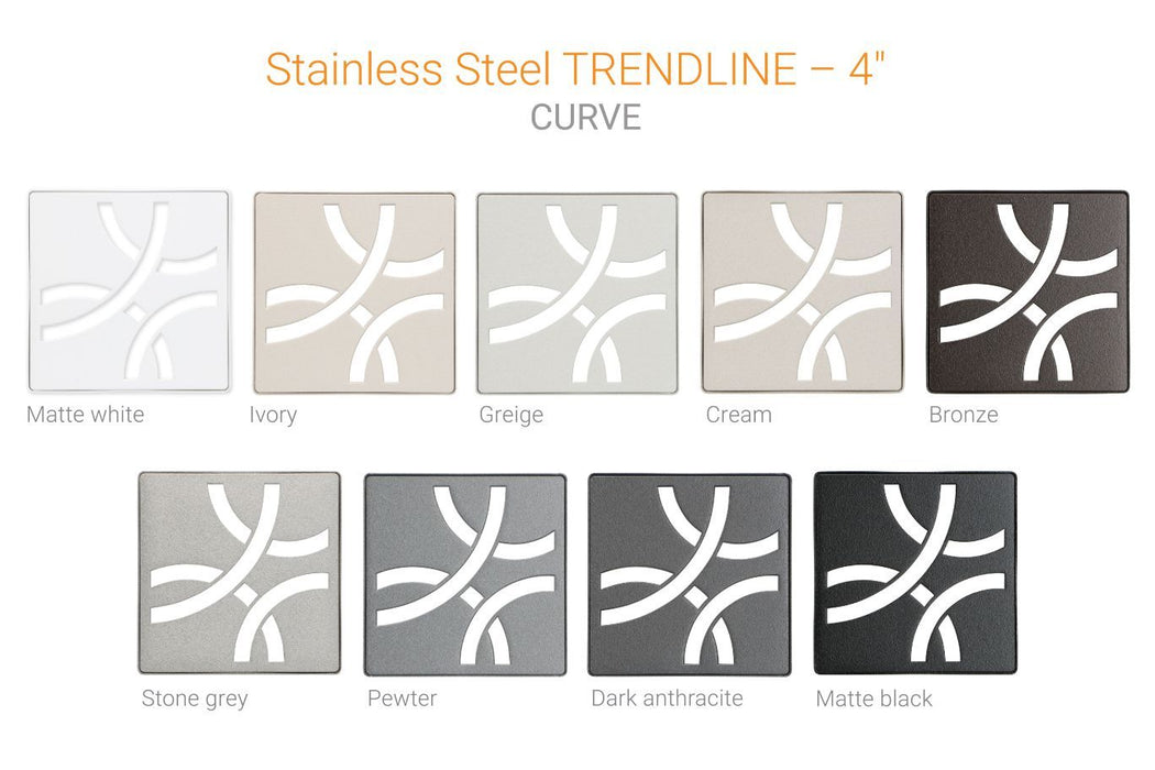 Schluter Kerdi-Drain-Style Trendline Drain Grates