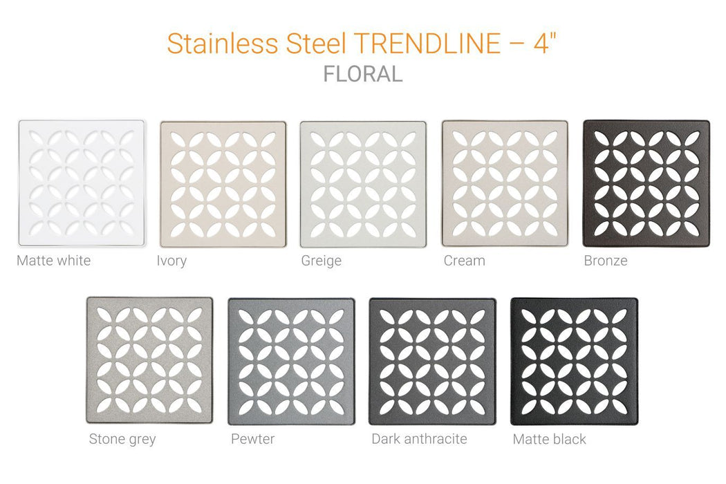 Schluter Kerdi-Drain-Style Trendline Drain Grates