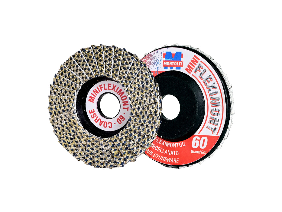 Montolit MiniFleximont Diamond Flap Discs for Mini Angle Grinders (50mm)
