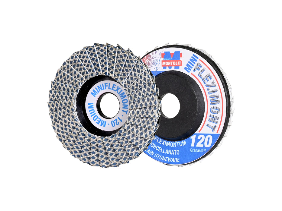 Montolit MiniFleximont Diamond Flap Discs for Mini Angle Grinders (50mm)
