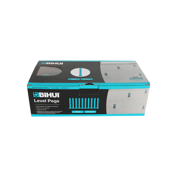 BIHUI Self-Adhesive Screed Levelling Pegs (100/Box)