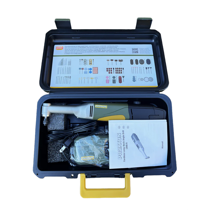 Proxxon Cordless Long Neck Angle Milling/Drilling Unit LWB/A