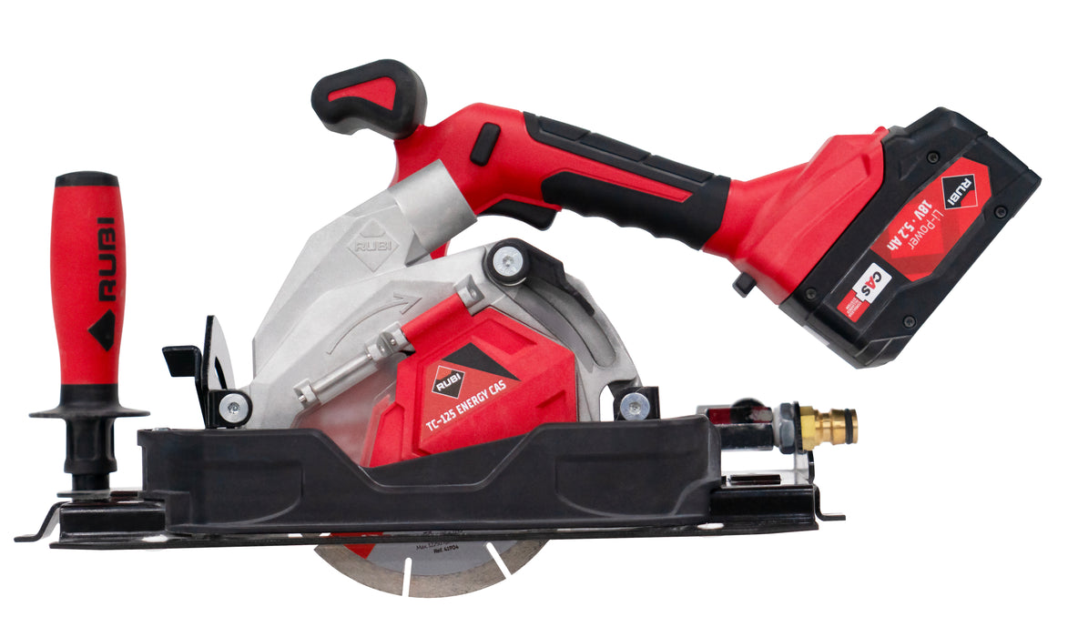 Rubi TC-125 G2 Energy CAS Cordless Circular Tile Saw (with Battery & Charger)