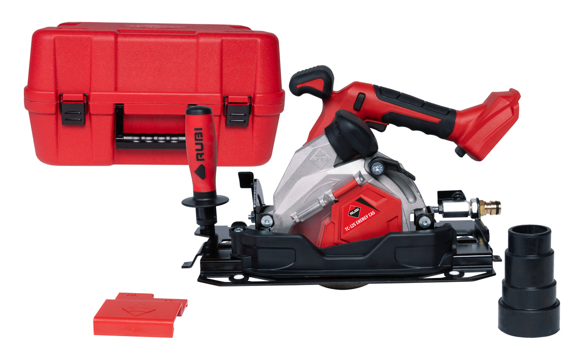 Rubi TC-125 G2 Energy CAS Cordless Circular Tile Saw (with Battery & Charger)