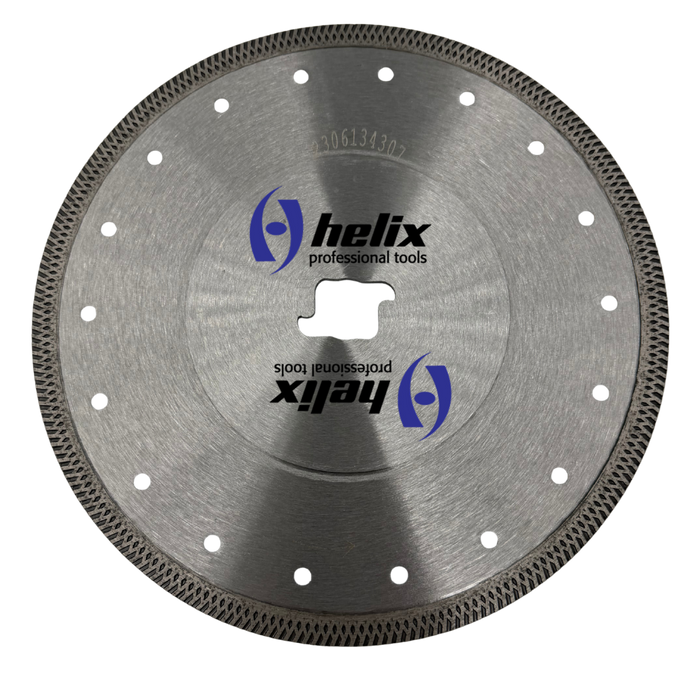 Helix 10" Flanged Dry-Cut Porcelain Blade