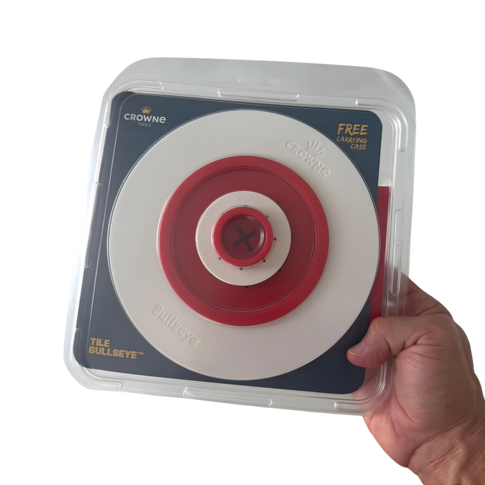 Crowne Tools Tile BullsEye™ - Multi-Size Tile Drilling Template & Guide