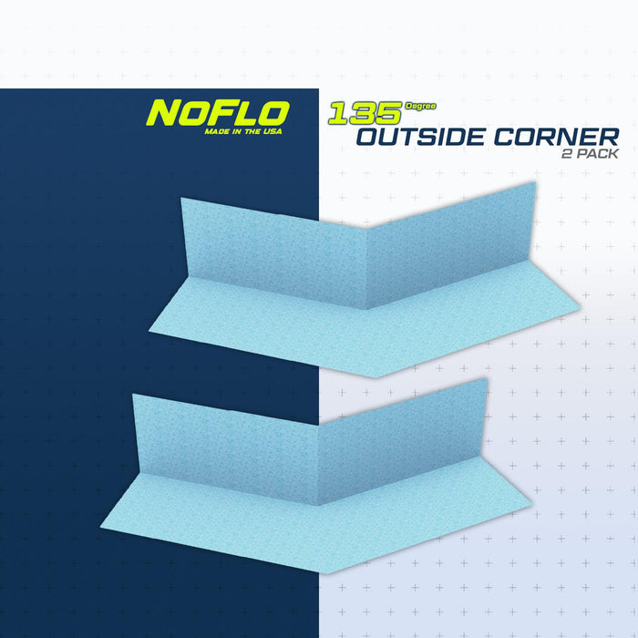FloFx NoFlo™ 135° Waterproof Outside Corners (2-Pack)