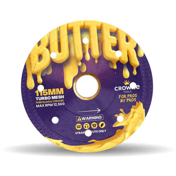 Crowne Butter flangeless diamond blade for ceramic and stone tile