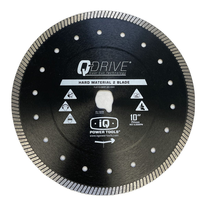 iQTS244 10" Turbo Cutter Blade for Hard Material and Porcelain - Tile ProSource