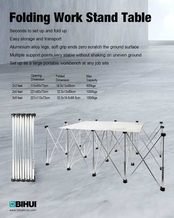 Bihui Tools Folding Portable Work Table