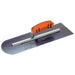 Kraft Tool Round Front/Square Back Blue Steel Cement Trowel with ProForm® Handle - Tile ProSource