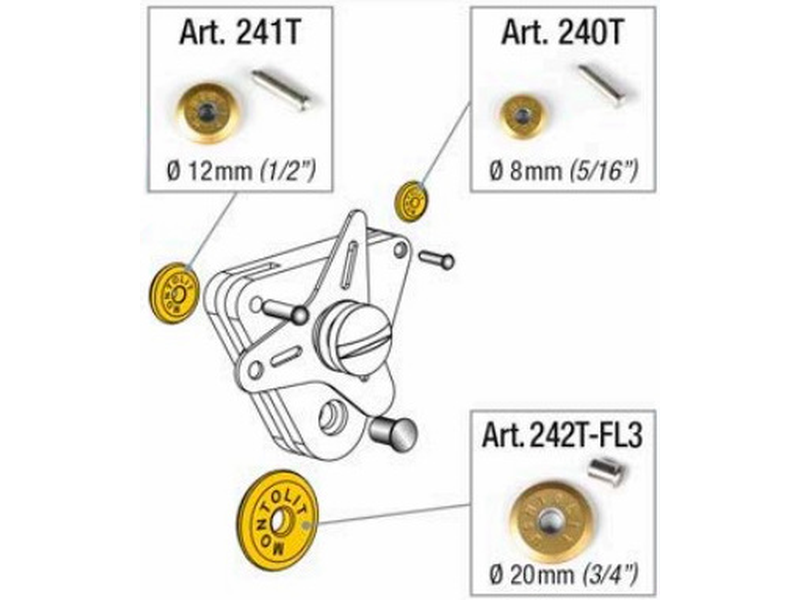 Montolit 12mm Titanium Carbide Scoring Wheel for Flash Line 3 - Tile ProSource