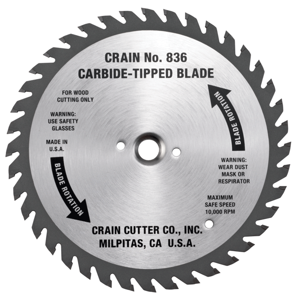 Crain 836 Carbide Tipped Steel Blade