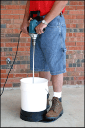 Gundlach Mix Fix Bucket Holder In Use
