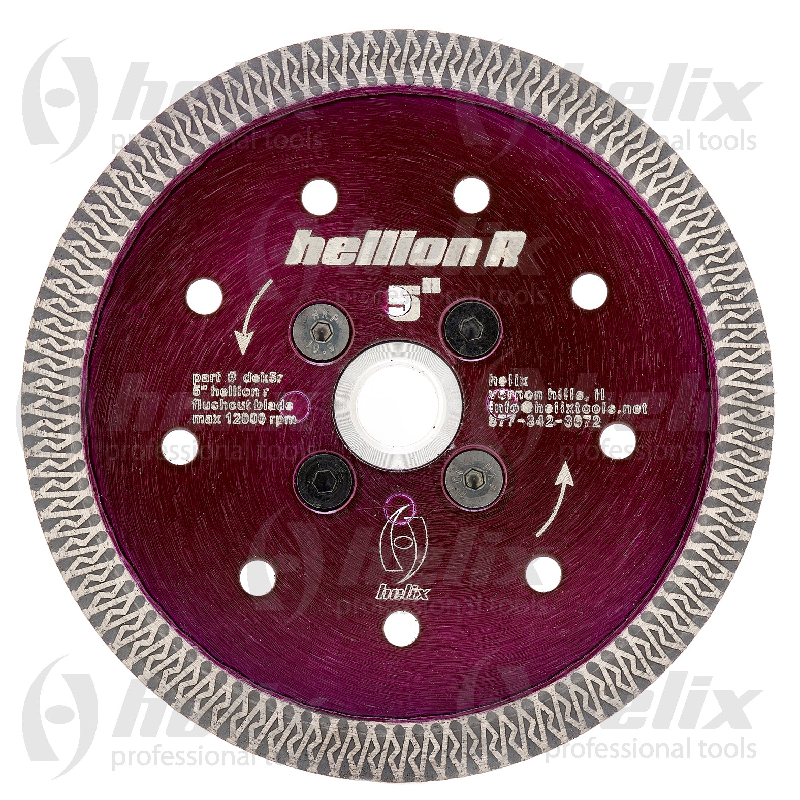 Helix Hellion R Flush-Cut Diamond Blade | Tile Cutting