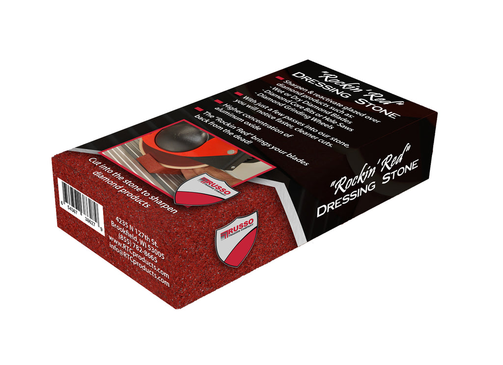 RTC Rockin Red Dressing Stone for Diamond Blades