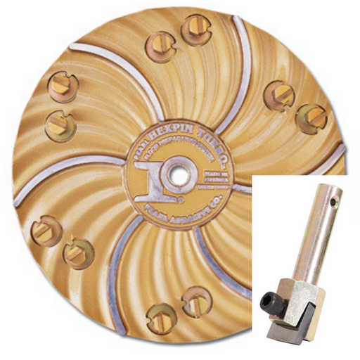 Pearl 15" Hexplate with clutch and 12 #1 Carbide Chip Assemblies