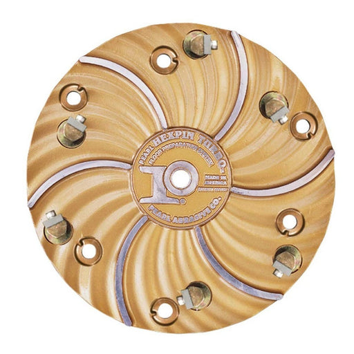 Pearl 15" Hexplate with clutch and (6) #4 Carbide Chip Assemblies