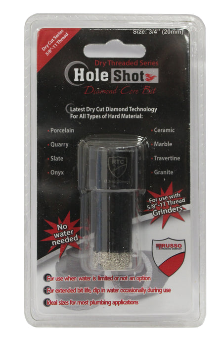 RTC Hole Shot Dry Diamond Core Bits - Tile ProSource