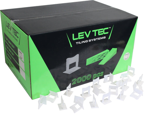 Lev Tec Tile Leveling System Clips (2000 pc/bulk box)