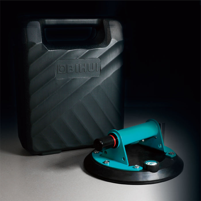 Bihui Tools 8" Vacuum Suction Cup with Steel Handle & Gauge - Tile ProSource