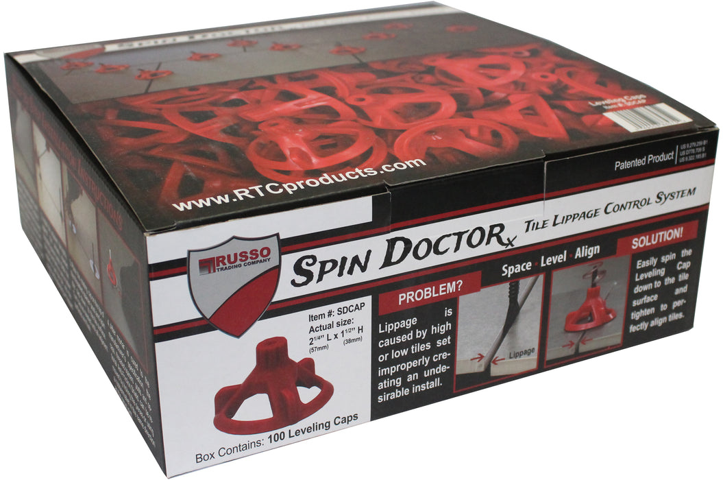 Spin Doctor Tile Leveling System Caps (100/Box) Tile ProSource