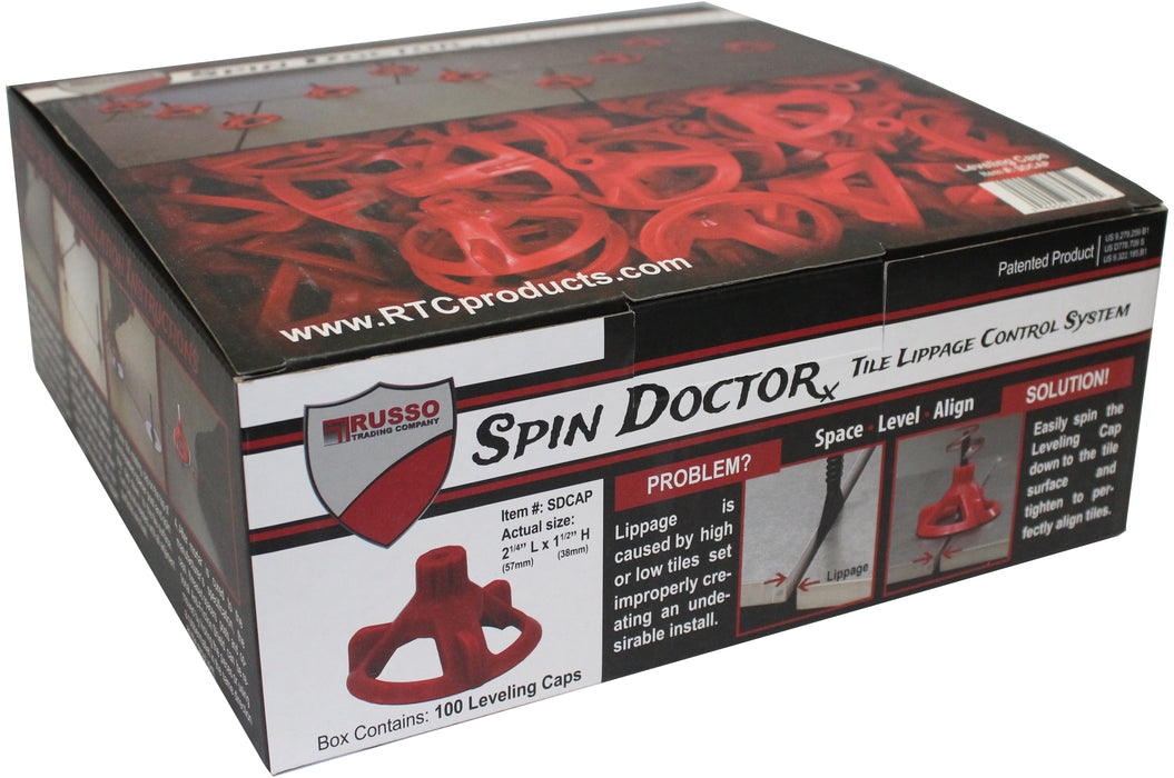 Spin Doctor Tile Leveling System Caps (100 pc. box)