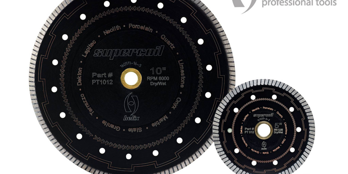 HIGHDRIL 6 Inch Ultra-Thin Diamond Blade – X Mesh Rim, 7/8" Arbor With 5/8" Washer, Wet Or Dry Cutting For Porcelain, Ceramic, Granite, Marble