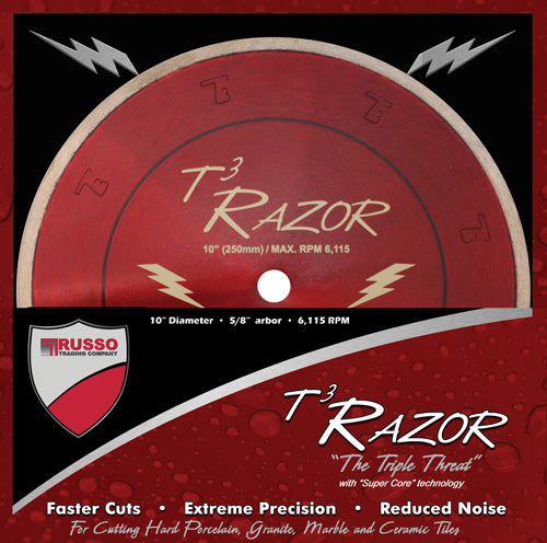 RTC T3 Razor 10" Diamond Blade - Tile ProSource