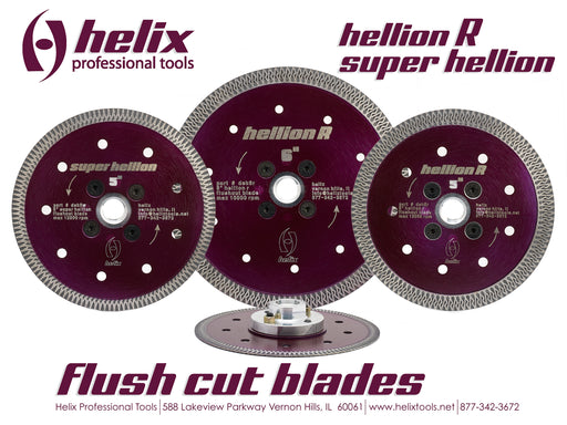 Helix Hellion R Flush-Cut Diamond Blade